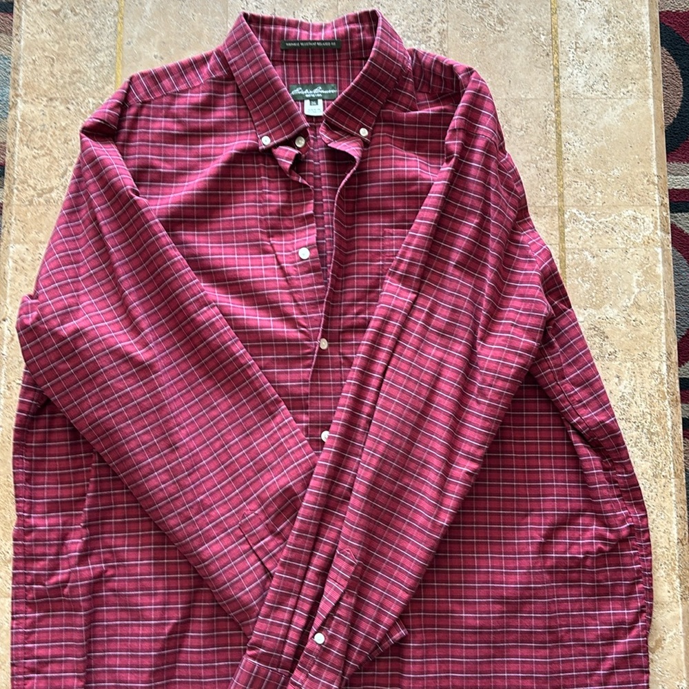 Eddie Bauer men’s 2XL long sleeve button up